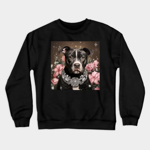 Pit Bull Love Crewneck Sweatshirt by Enchanted Reverie